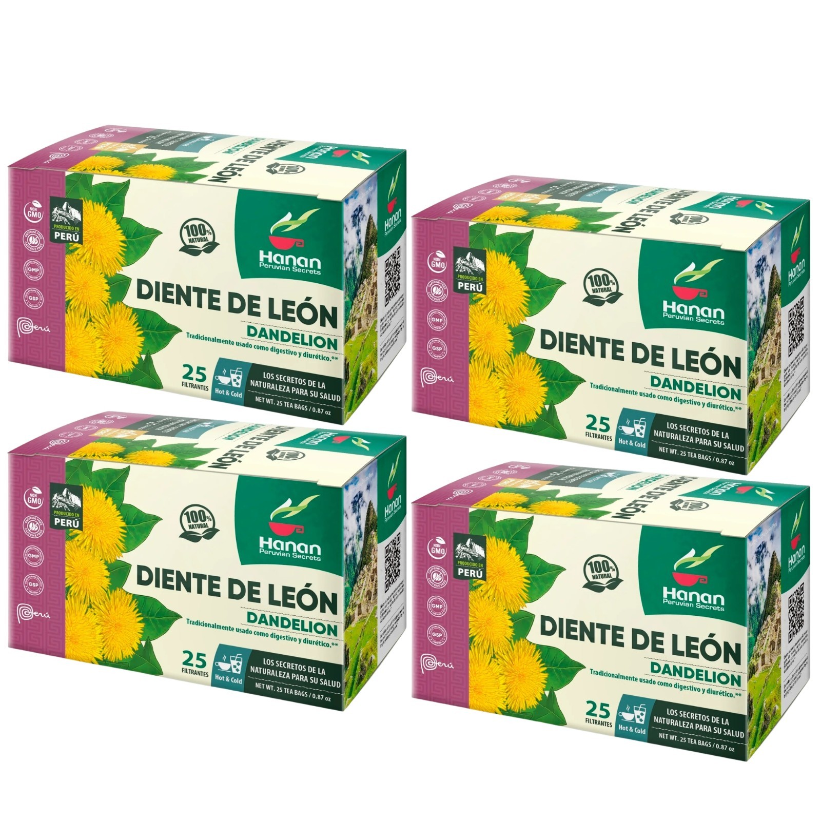 All-Natural Dandelion Root Tea Diente de León - 100 Tea Bags of from Peru gallery