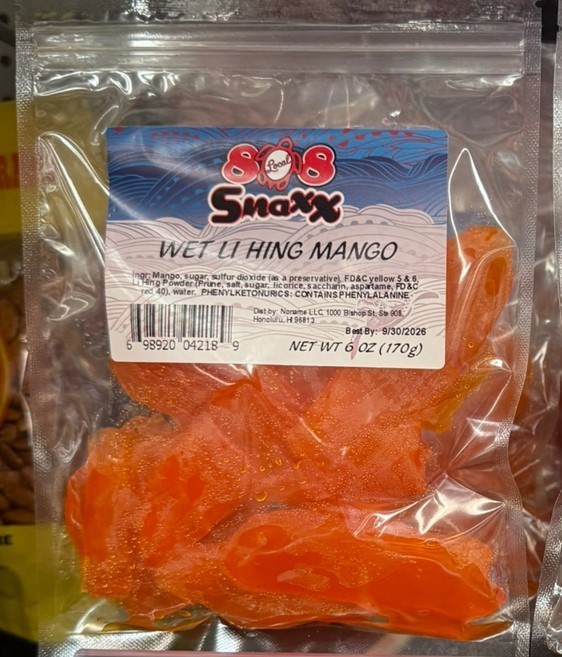 808 Local Snaxx Wet Li Hing Mango, 6 oz. Hawaii FREE SHIPPING gallery