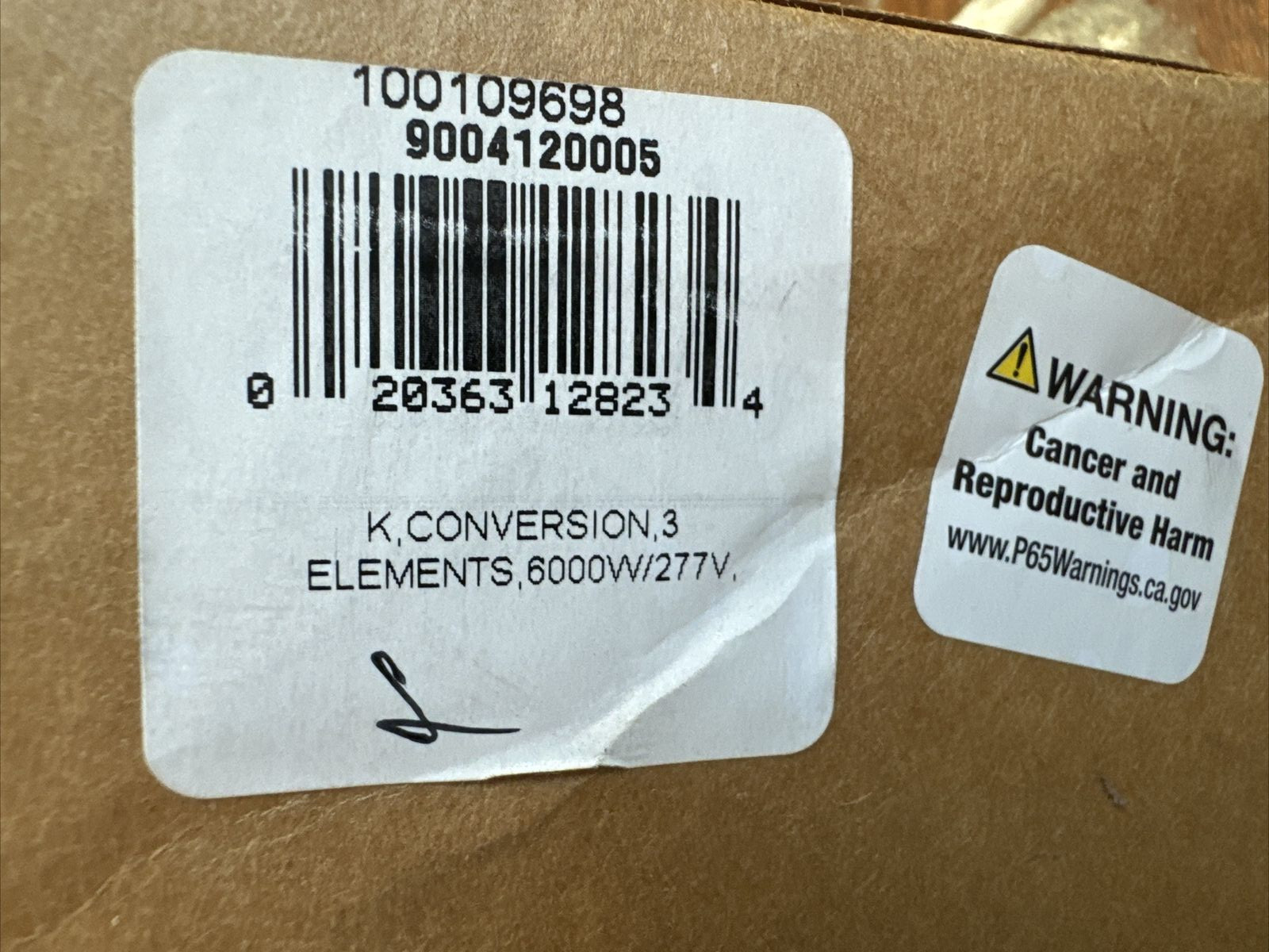100109183 Kit Conversion 3 Elements 6 KW/277v Apcom TANKLESS HEATER ELEMENT gallery