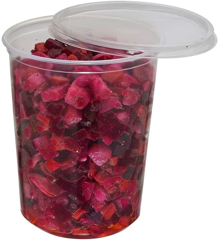 100 Pack Nicole Fantini Deli Containers with Lids 86oz Plastic Food Storage Cups gallery