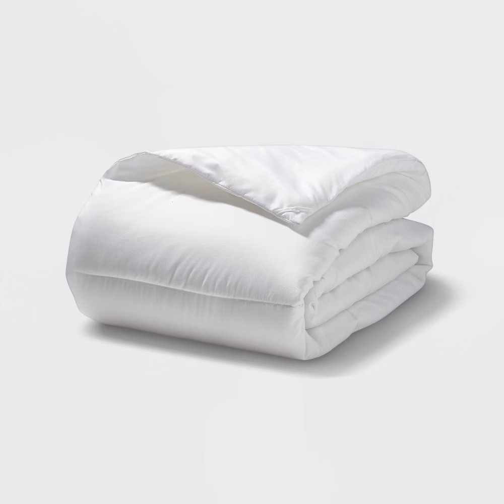 Full/Queen Bed Basics Kids' Duvet Insert White - Pillowfort gallery