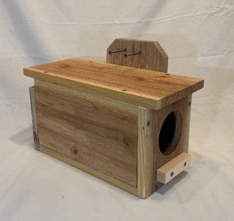 LOT - Solid Cedar Squirrel, Owl & Bat House - Outdoor Wildlife Conservation Set gallery