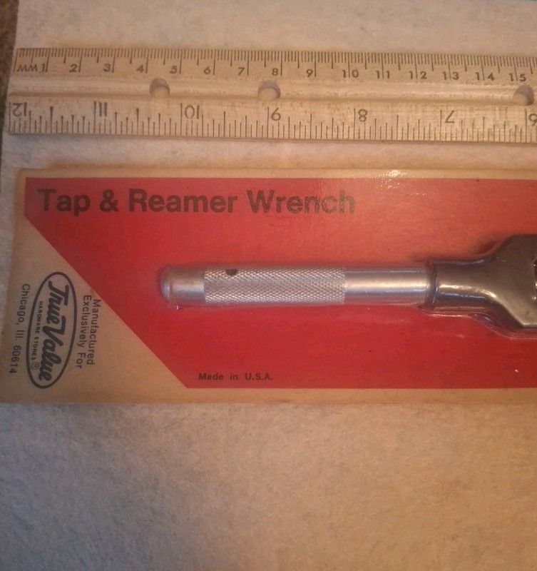 NOS TRUE VALUE MASTER MECHANIC TAP & REAMER WRENCH gallery