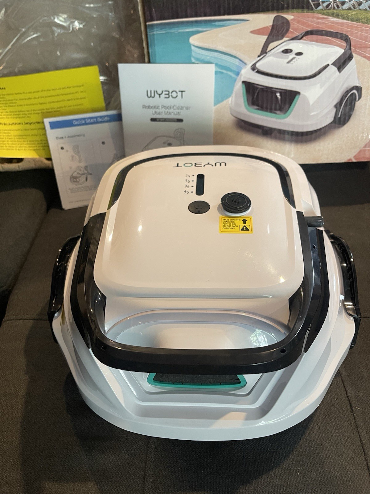WYBOT A1 Cordless Robotic Pool Cleaner Vacuum 120 Min Battery, Flat or In-Ground gallery