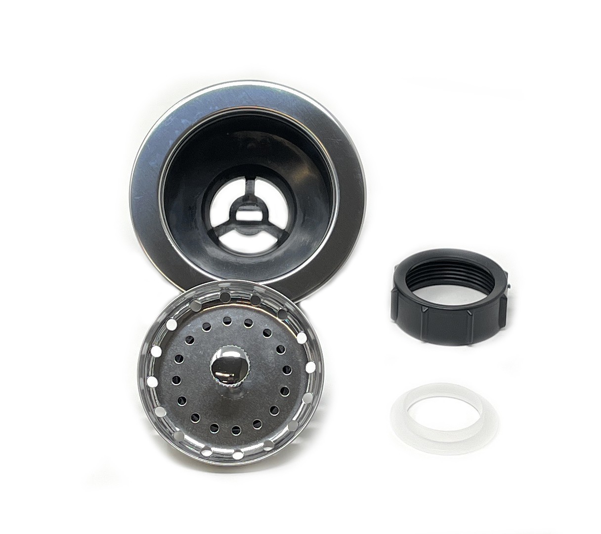 1 1/2" All-In-One-Drain Kit for Double Bowl Kitchen Sinks- P Trap- Hard Tube gallery