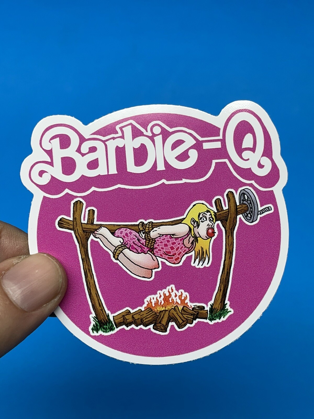 Barbie-Q Funny Unique Vinyl Sticker Decal! Waterproof & Fade Resistant! 😎 Look! gallery