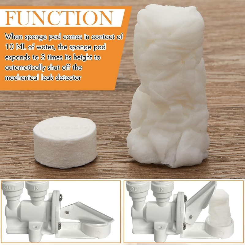 10 Pcs Replacement Pads for Automatic Leak Detectors in Under Sink Reverse Osmos gallery