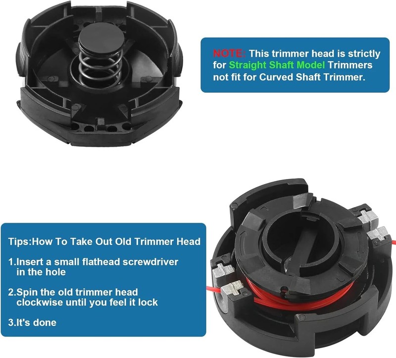 String Trimmer Head For Dewalt DCST920 DCST922 DCST925 DCST970 DCST990 DCST991 gallery