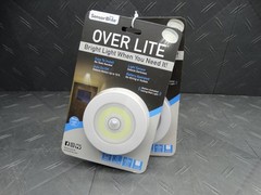 Sensor Brite Over Lite Motion Activated LED Ceiling Light 300 Lumens (Lot of 2)