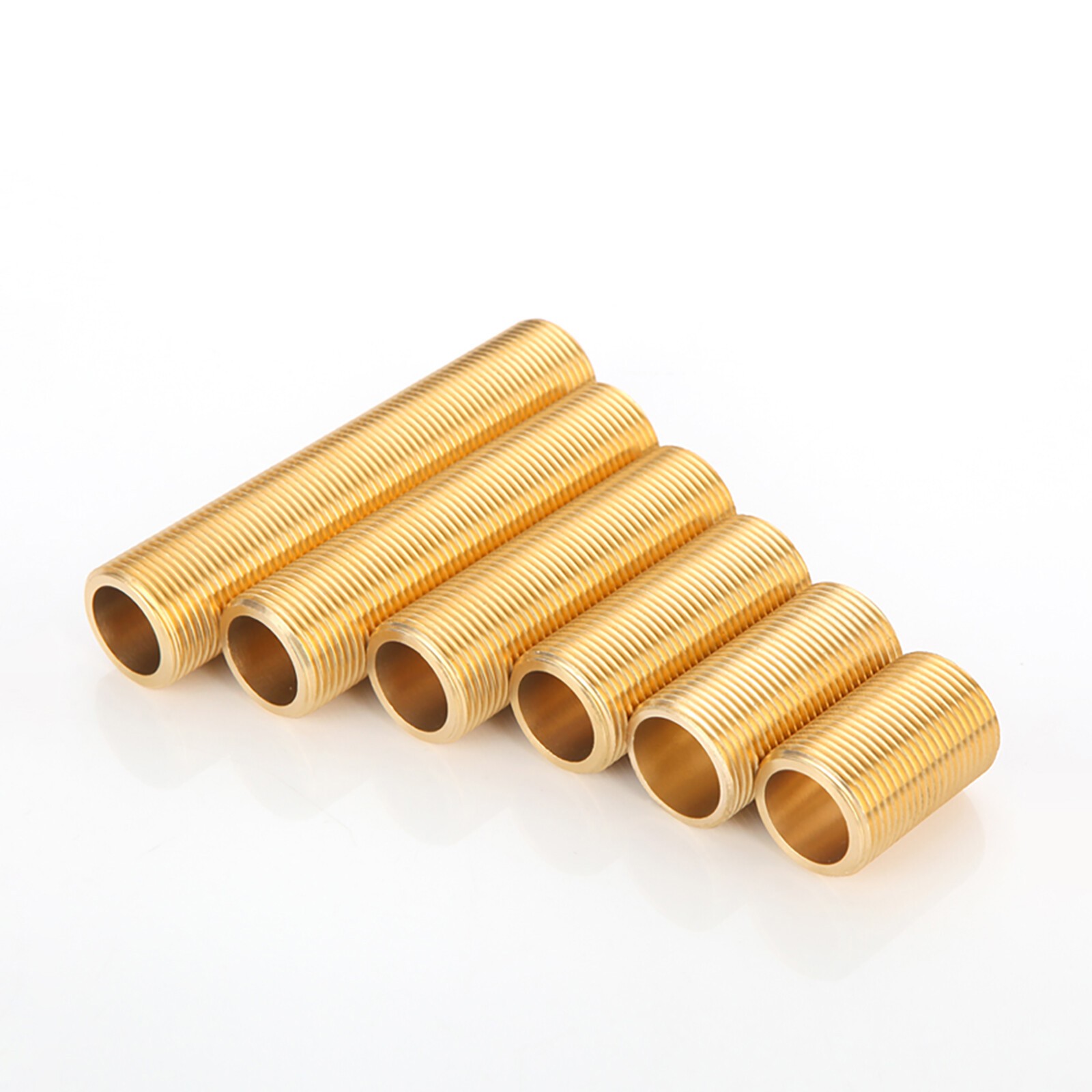 1/2" BSP Brass Running Nipple | Threaded Plumbing Fitting Long 3/4/5/6/8/10/12cm gallery
