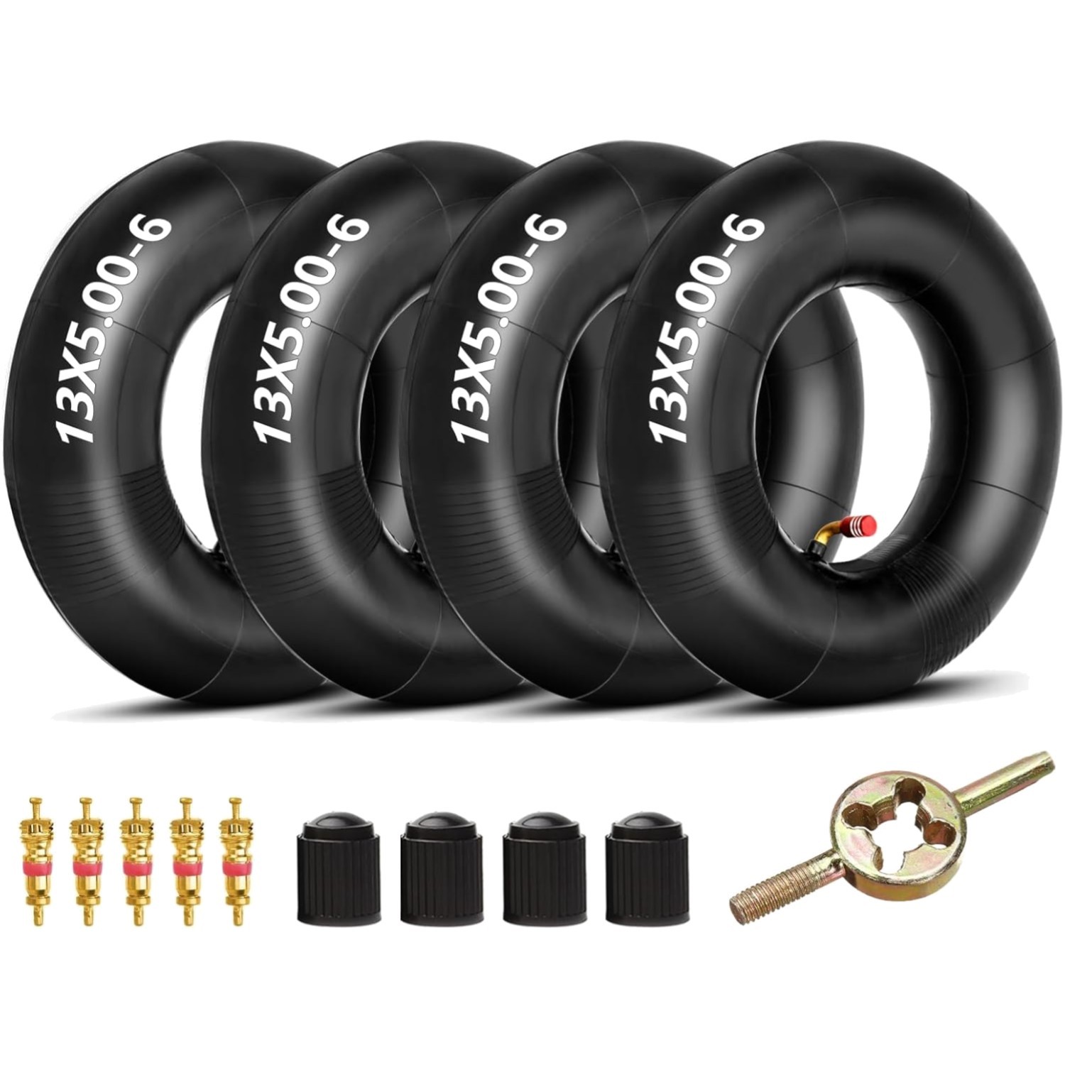 All-Terrain 13x5.00-6 Inner Tube Replacement - Fits ATVs, Go Karts & Lawn Mowers gallery