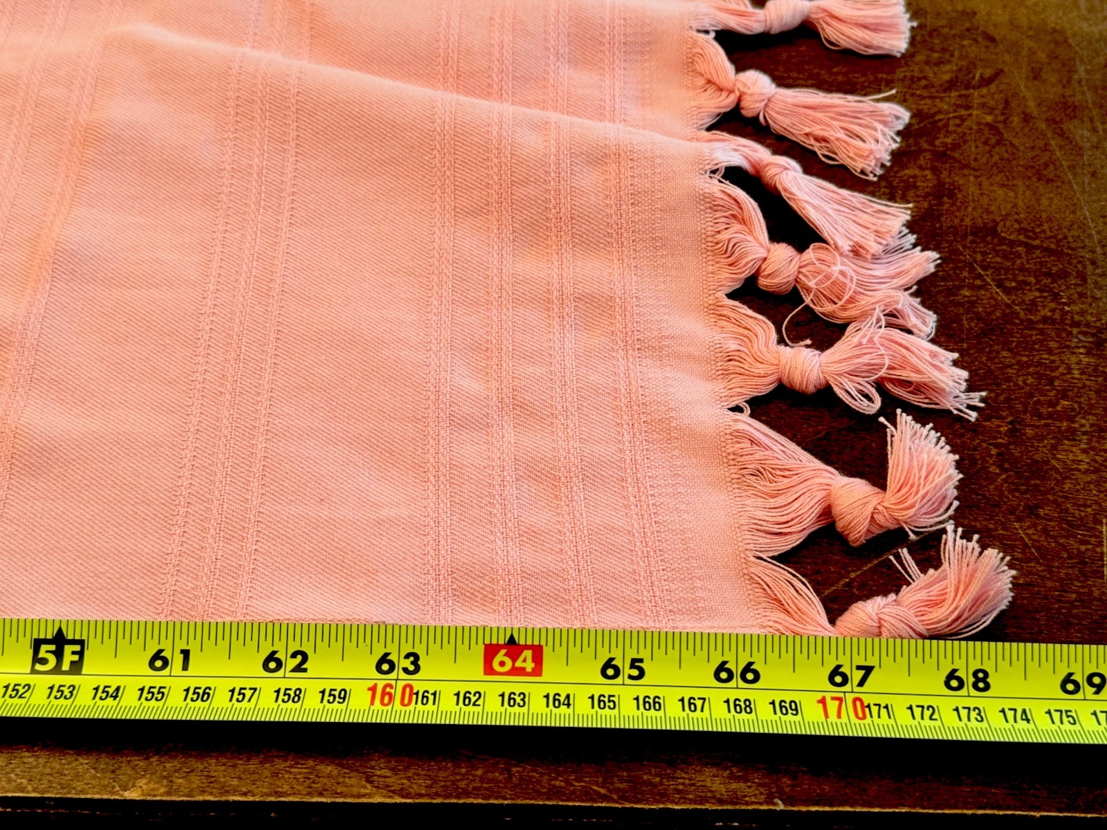 Pink Blanket With Fringe gallery