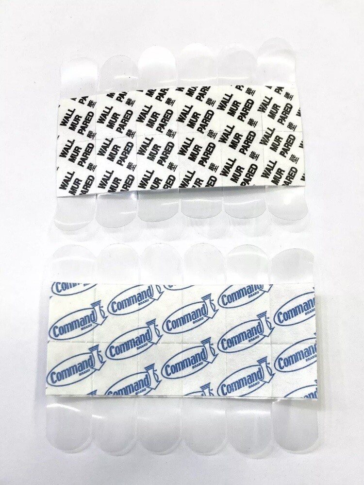 3M Command Strips 17020CLR Mini Gemini Clear Bulk Lot of 120 Refills gallery