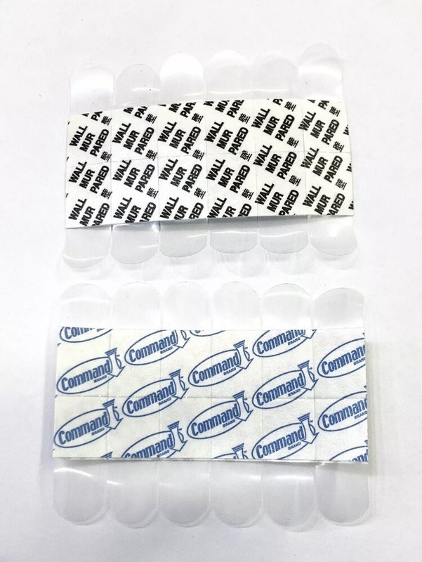 3M Command Strips 17020CLR Mini Gemini Clear Bulk Lot of 120 Refills gallery