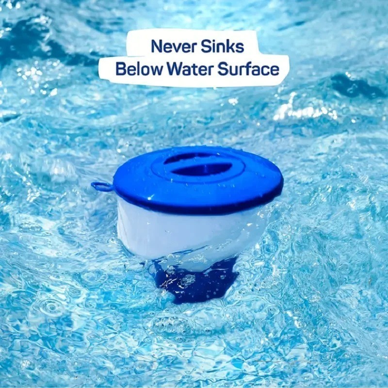 Heavy Duty 7" Pool Floating Chemical Dispenser Floater for 3" Chlorine Tablets gallery