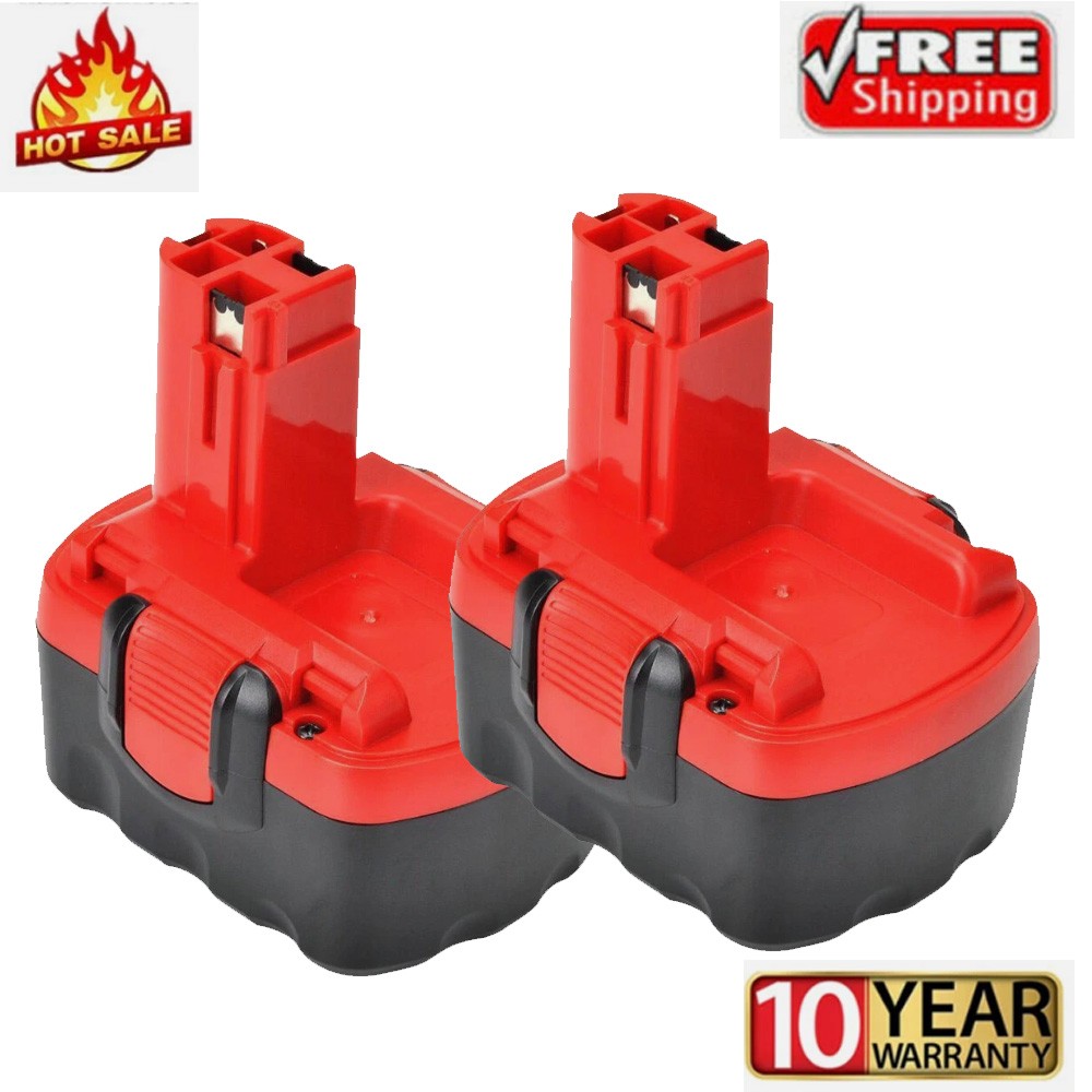2PACK For Bosch 4600mAh Ni-MH Battery BAT140 14.4V BAT038 BAT040 BAT041 33614 us gallery