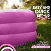 Toysical Inflatable Pool 118x 72 x 22” Swimming Pool for the Entire Family Pink gallery