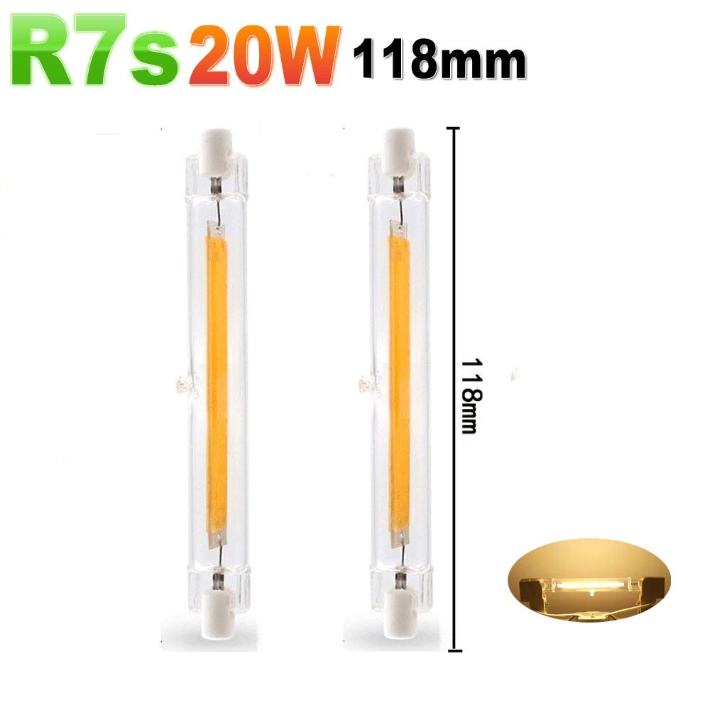 118mm 20W R7S LED Bulb Double Ended Flood Light 360°Beam Angle Landscape Lights gallery