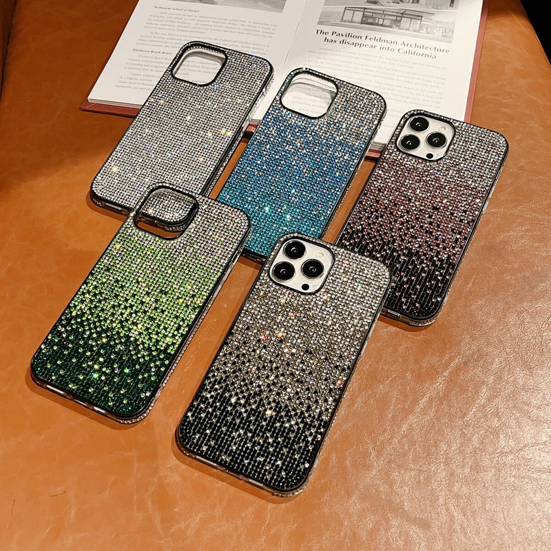 For iPhone 16 Pro Max 15 14 13 12 Crystal Glitter Diamond Bling Sparkle Case gallery