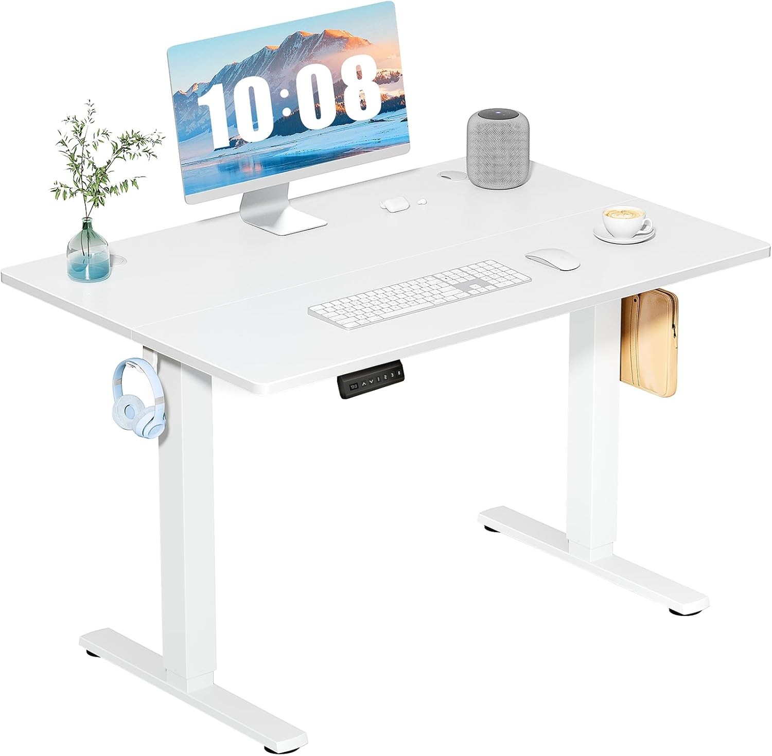 DUMOS 40 Inch Electric Standing Desk Height Adjustable, Sit to Stand Up Computer gallery