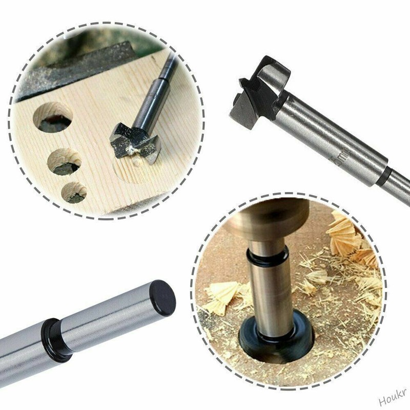 5 Piece Drill Bit Set FORSTNER BITS 15-35mm Heavy Duty Circular Carbide Edge Bit gallery
