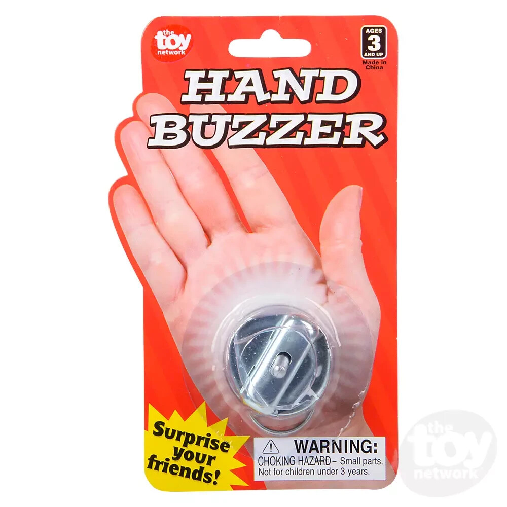 Metal Hand Joy Buzzer - Shaker Shocker Practical Joke Gag Prank Wind-Up gallery