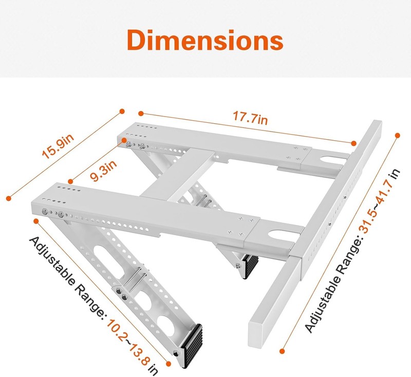 Window AC Bracket, Universal Window Air Conditioner Support Bracket, Heavy Duty gallery