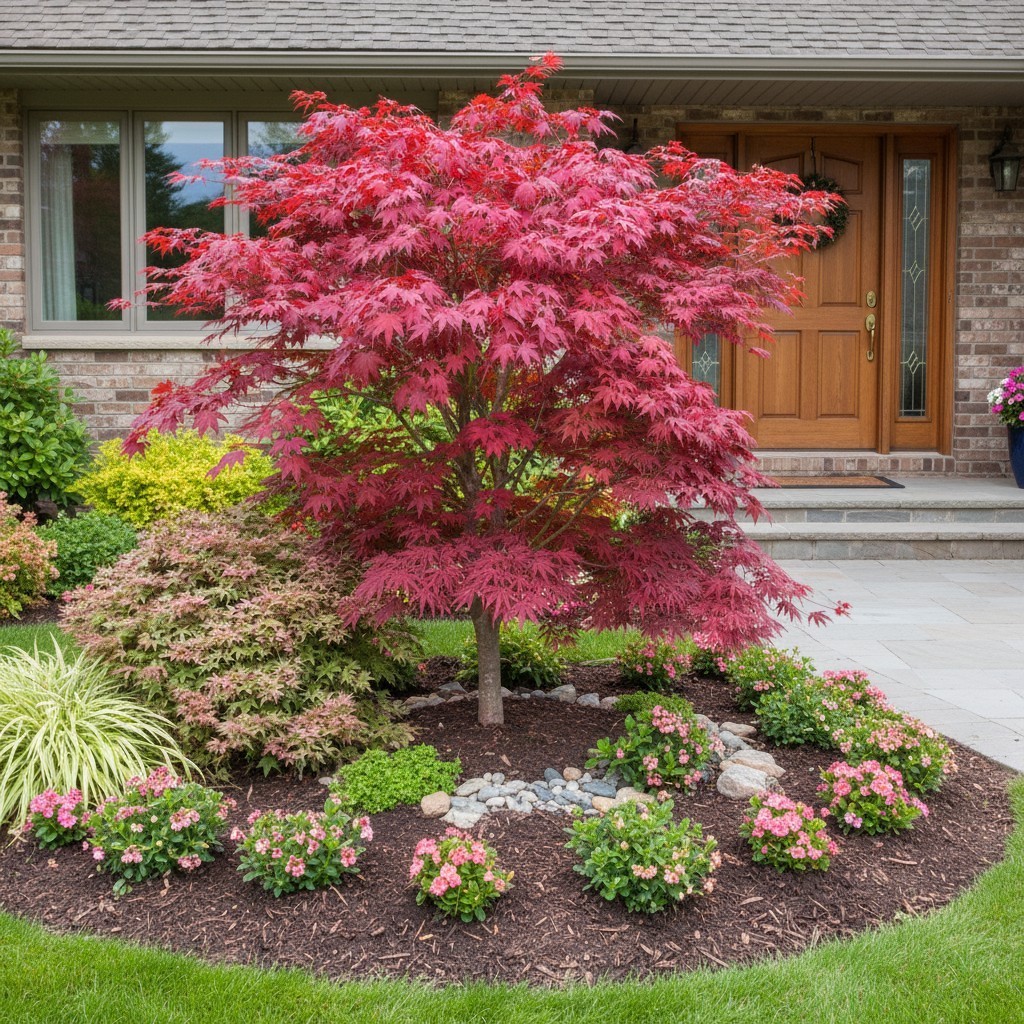 30 Japanese Maple Tree Seeds – Red Acer Palmatum for Garden Planting gallery