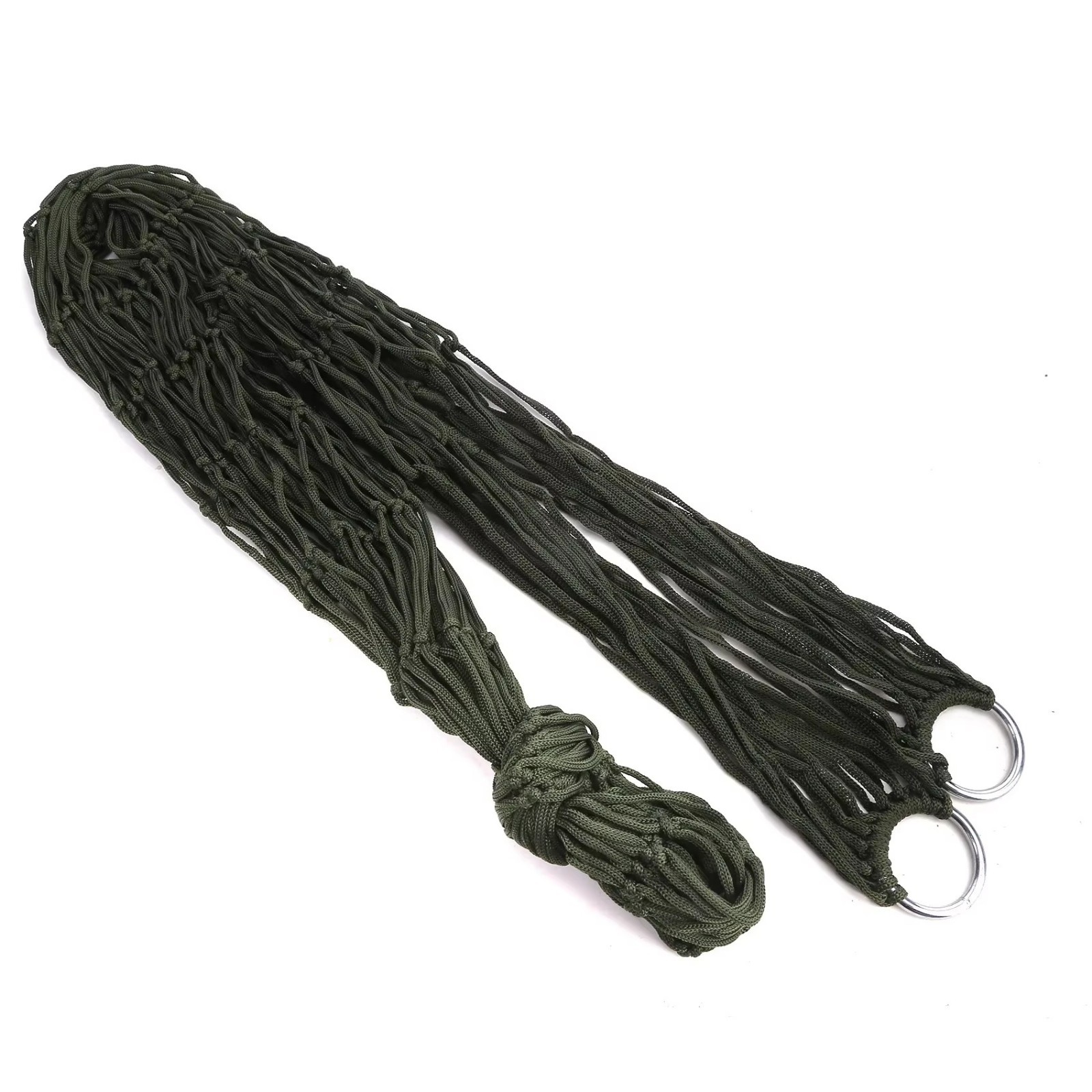 Nylon Rope Hammock Outdoor Sleeping Net Bed Portable Camping Garden Beach Yard gallery