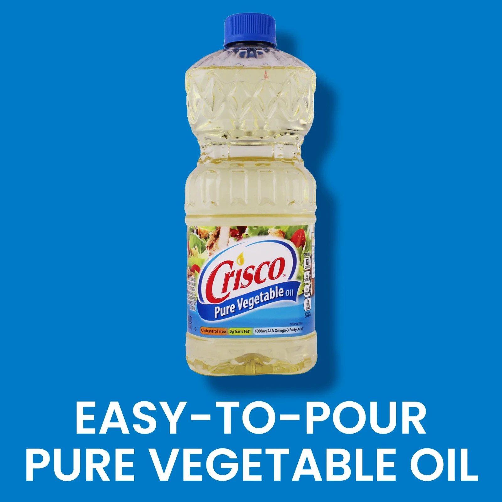Crisco Pure Vegetable Cooking Oil, 40 fl oz gallery