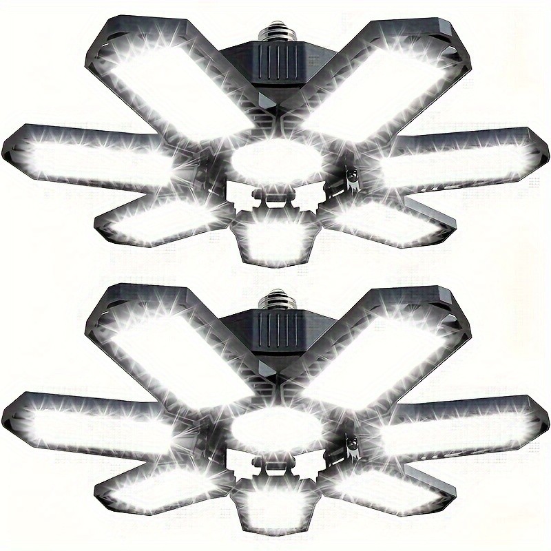 30000 Lumen Strong Triburst Multi-Directional Super Bright LED Garage Defo Light gallery