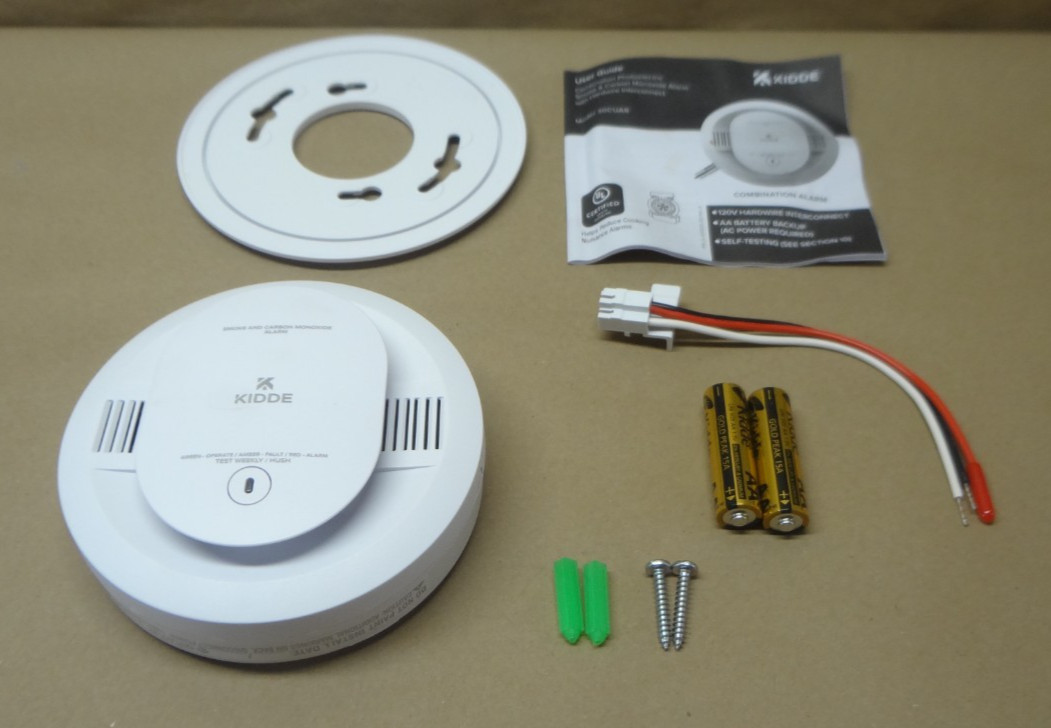 Kidde 30CUAR, 5" Hardwired Combination Smoke & Carbon Monoxide Detector gallery