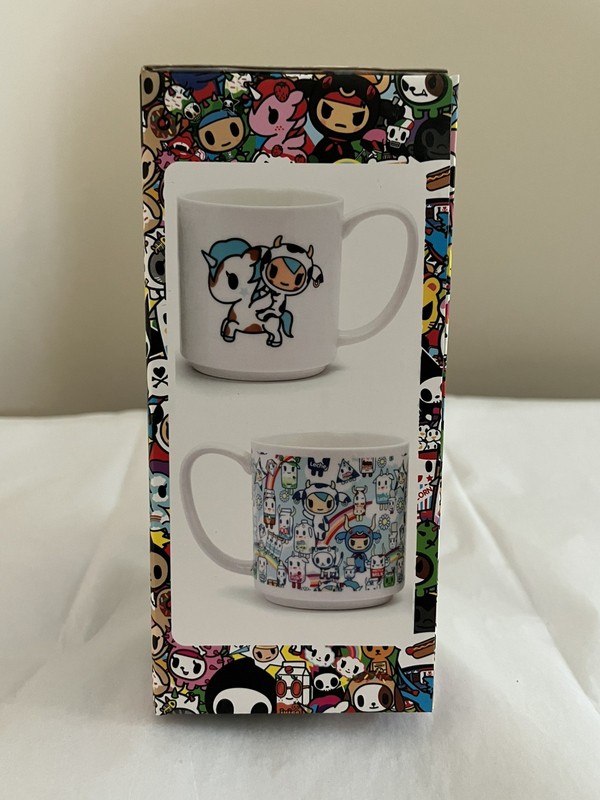Thumbs Up Tokidoki Stacking Ceramic Multicoloured Milk and Coffee Mug Set of 2 gallery