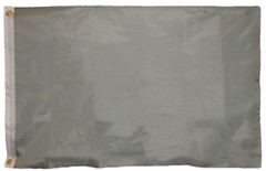 2×3 Grey Gray Solid Plain Color Polyester Flag 2’x3′ House Banner Grommets (RUF)