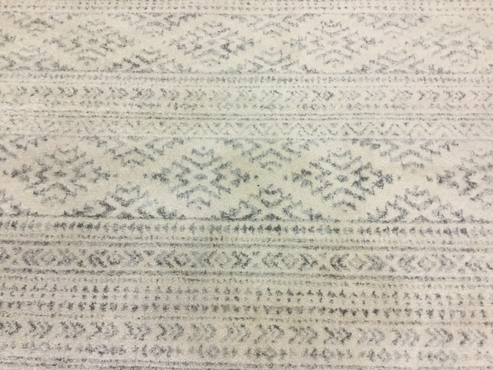 IVORY / GREY 6' X 9' Stained Rug Reduced Price 1172645810 TUL272A-6 gallery