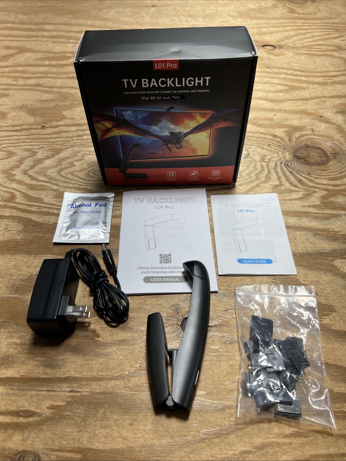 L01 Pro TV Backlight Syncs with Screen for 40”-50”-TV *LED LIGHTS NOT INCLUDED* gallery