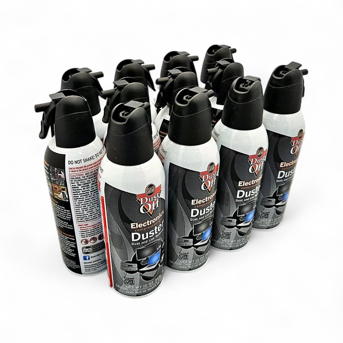 Falcon Dust-Off Compressed Gas Electronics Duster 10 oz - 12 Pack gallery