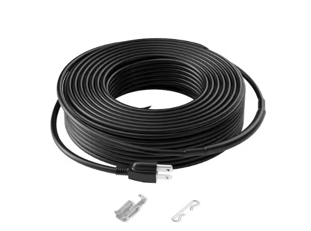 VEVOR Self-Regulating Pipe Heating Cable 140FT 5W/FT Heat Tape Pipes & Roof New gallery