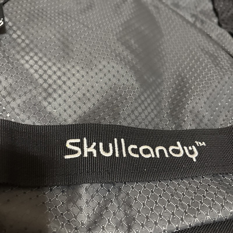 Skullcandy Ink'D Gray Black Backpack Bookbag 17x11x5” 2