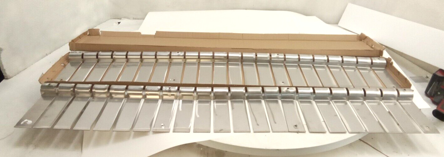 HPC Fire IC44SS-FF Free Form Installation Collars 44" x 6.2" Stainless Steel 2pk gallery