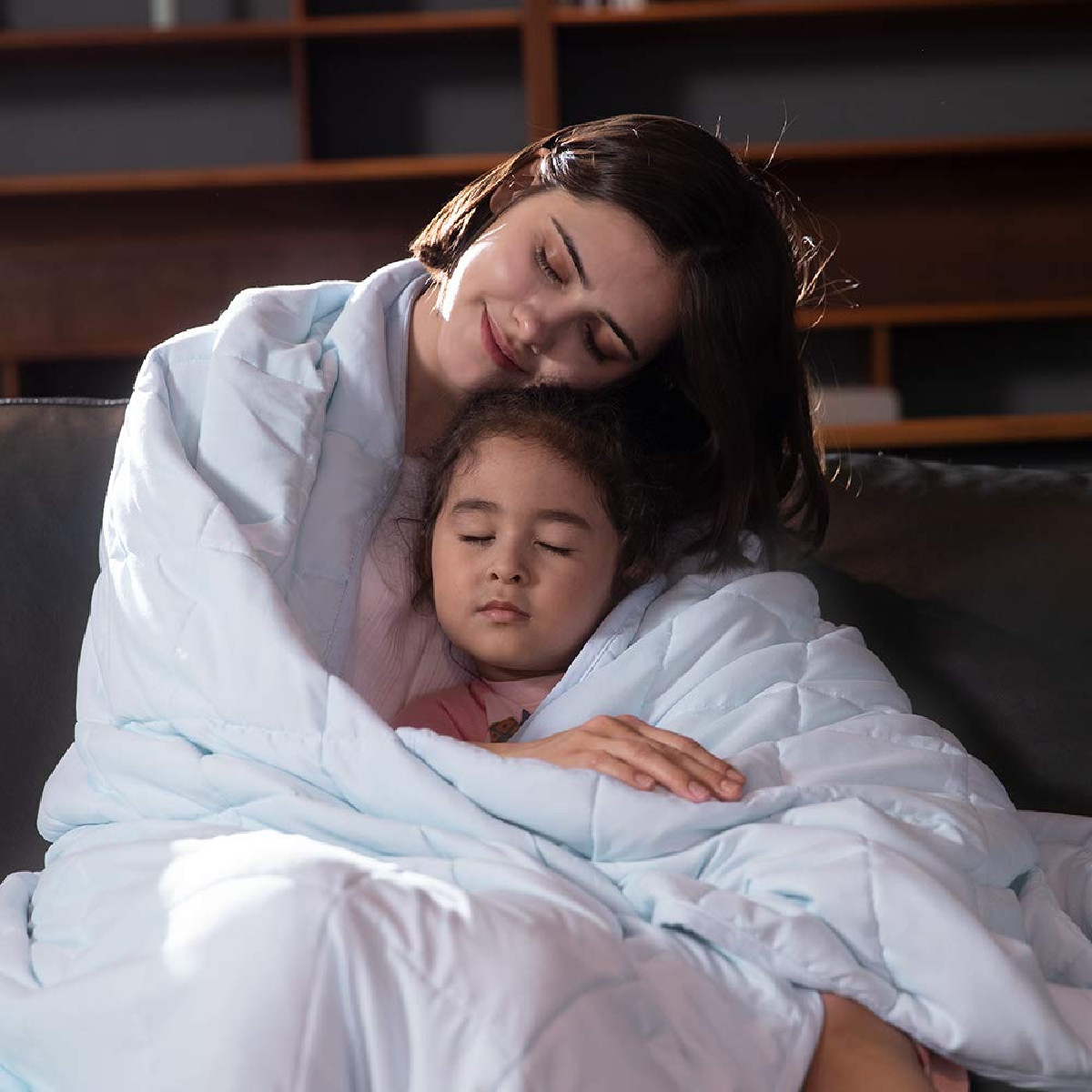 Syrinx Cooling Weighted Blanket Queen Size 15 Pounds 60X80 For Adult Breathable gallery