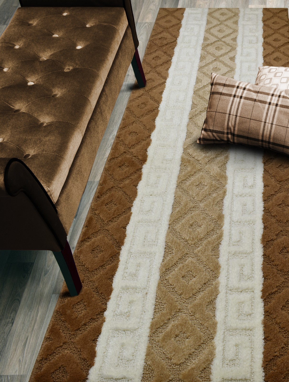 Custom Size Hallway Runner,Slip Resistant, 26 inch Wide X Your Choice of Length gallery