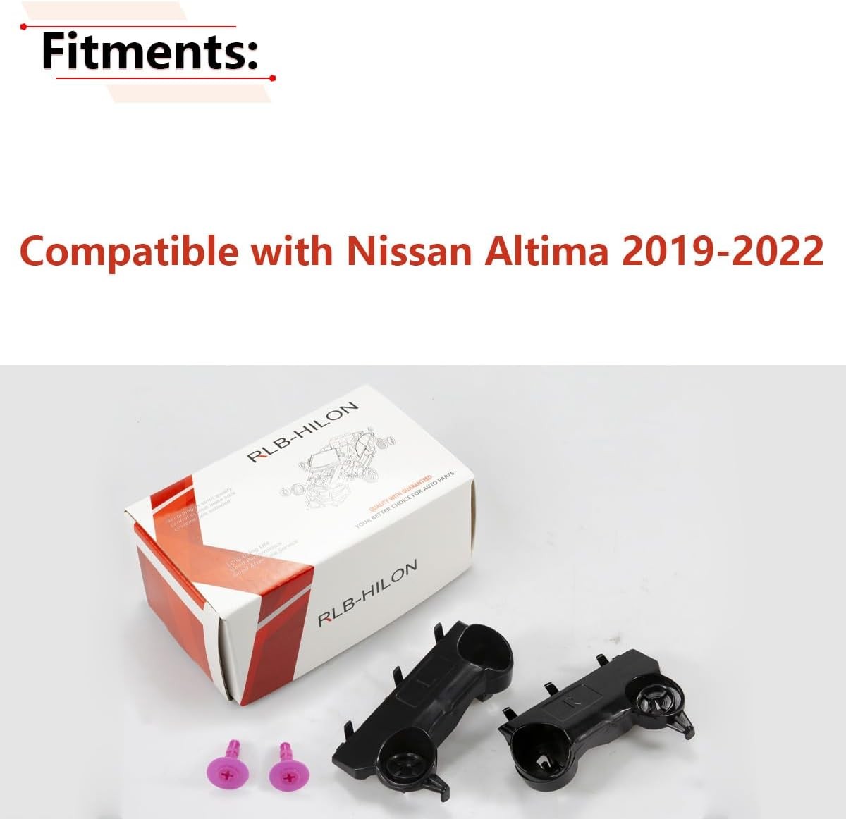 1Pair Front Bumper Bracket Compatible with Altima 2019 2020 2021 2022 2023 Year, gallery