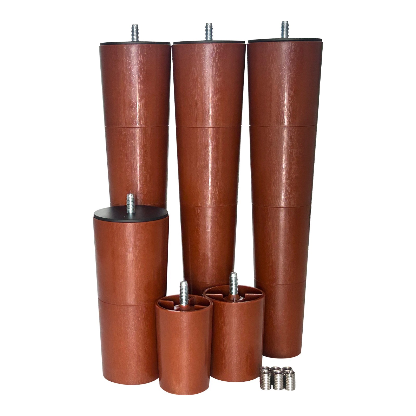 12 Inch 4 Pcs Adjustable Bed Base Frame Legs Sofa Furniture Foot M8 M10 Thread gallery