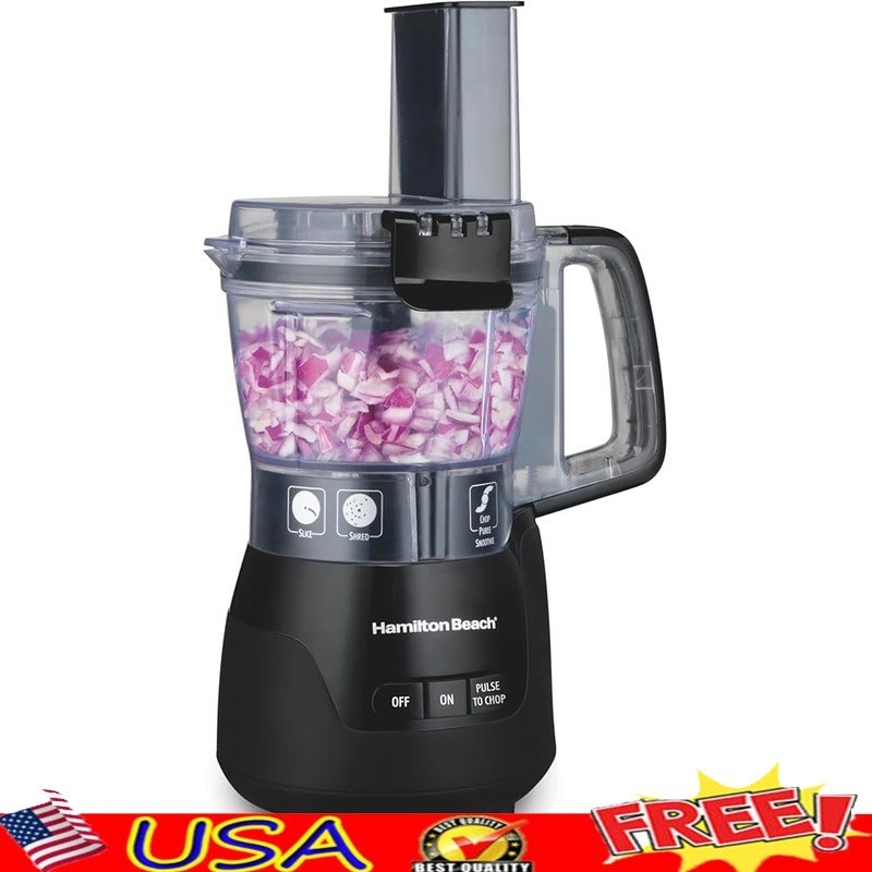 Compact 4 Cup Food Processor Smoothie Blender Chopper Leak Proof Bowl Quad Blade gallery