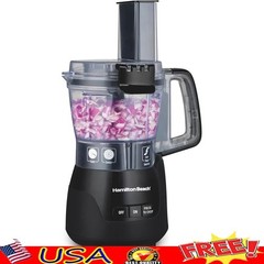 Compact 4 Cup Food Processor Smoothie Blender Chopper Leak Proof Bowl Quad Blade
