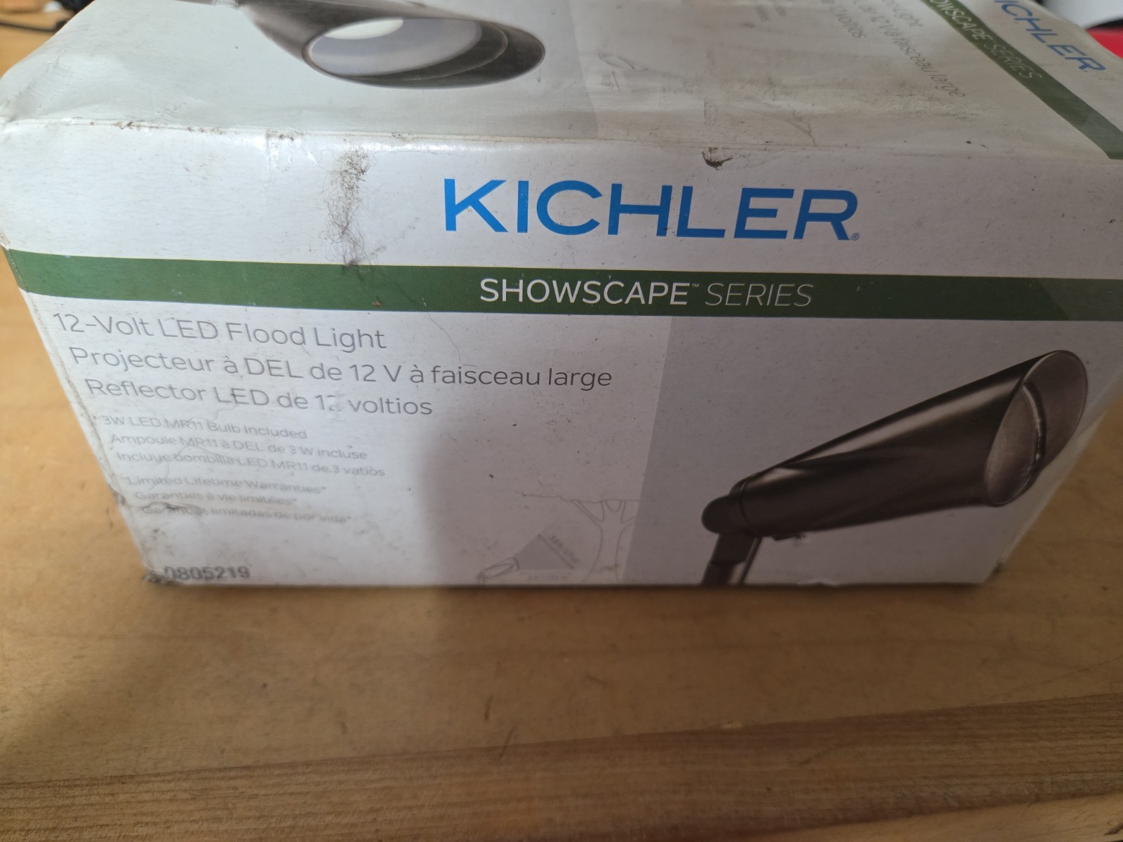 Kichler Showscape Series 12V LED 3W Flood Light Olde Bronze Ground Mount MR11 gallery