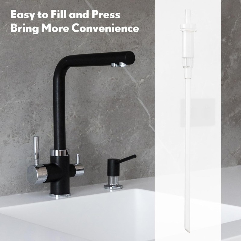 Replacement Liquid Soap Dispenser Pump Only, 12 Inch Sink Soap Pump Repair Parts gallery