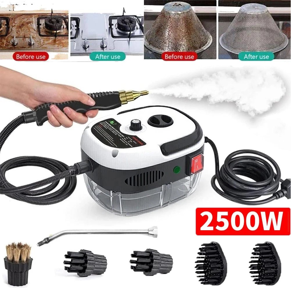2500W Handheld Car Detailing Cleaning Machine High Temp Steam Cleaner Household gallery
