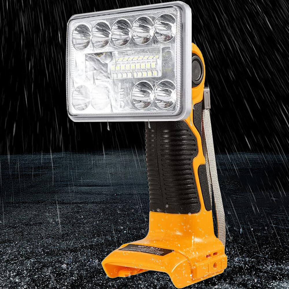 1000LM 9W Cordless LED Work Light for DeWalt 20V Max Li-Ion Battery w/ USB Port gallery